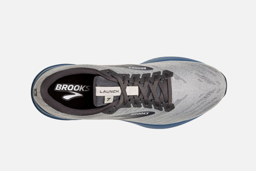 Brooks Running Shoes Mens Grey - Launch 7 Road - 4891-KAEMO